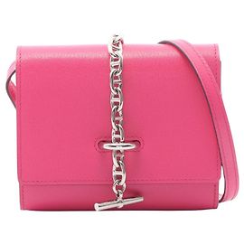 Hermès Bolsa de ombro compacta Hermes Chaine d'Ancre To Go Rosa