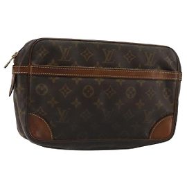 LOUIS VUITTON Pochette Monogram Compiegne 28 M51845 LV Auth 180360 Monogramme