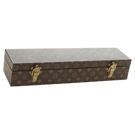 LOUIS VUITTON Monogram Schmuckkästchen Schmuckbox LV Auth 181142SAV Monogramm