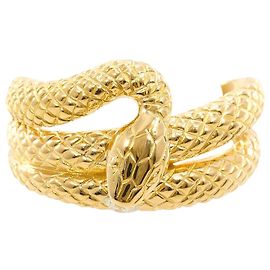 Autre Marque 18K Gelbgold-Ring mit Diamant Golden