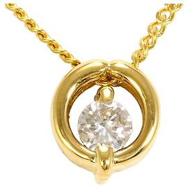 Autre Marque Collier en or jaune 18K avec diamant Doré