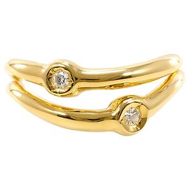 Autre Marque 18K Gelbgold Diamantring Golden