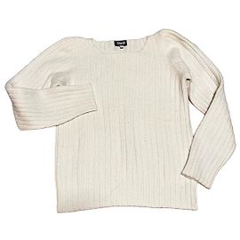 D&G Pull en maille côtelée Dolce & Gabbana Blanc