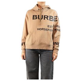 Burberry Moletom bege com estampa Horseferry - tamanho M Outro