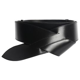 Louis Vuitton Black wrapped 60mm belt Black