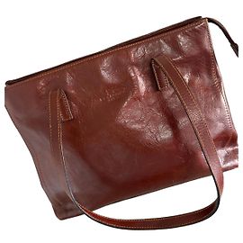 Autre Marque Hexagona Sac à main en cuir marron Marron