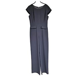 Marella Black Viscose Jumpsuit Black