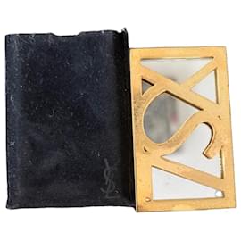 Yves Saint Laurent Goldener Taschenspiegel Golden