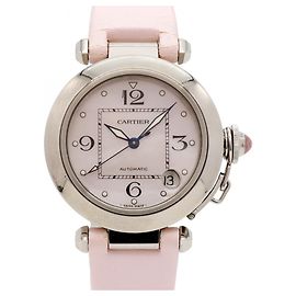 Relógio Cartier Pasha 2003 Edição Limitada Mostrador Rosa Rosa