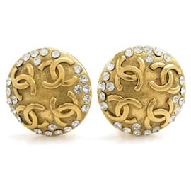 Orecchini a clip Chanel Oro e Argento Argento D'oro