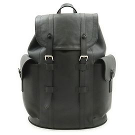 Louis Vuitton Epi Christopher PM Rucksack Schwarz
