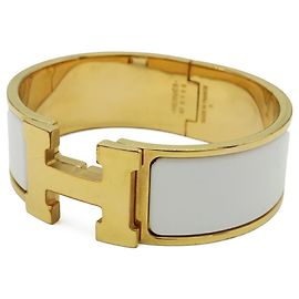 Hermès Pulsera Hermes Clic Clac H PM Blanco