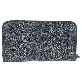 Bottega Veneta Men's Long Wallet Brown Black