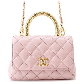 Sac à main Chanel Coco Handle Rose