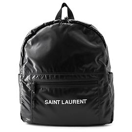 Yves Saint Laurent Nux Nylon Backpack Black