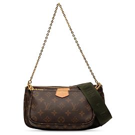 Louis Vuitton Marrom Monogram Multi Pochette Accessoires Marrom