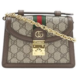 Sac à main Gucci Beige Small GG Supreme Web Ophidia Beige