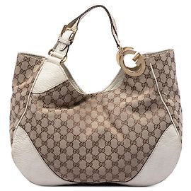 Gucci Beige GG Canvas Charlotte Tote Beige