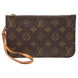 Pochette Louis Vuitton Neverfull PM Marrón Monogram Castaño