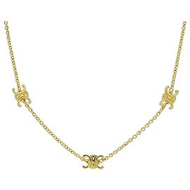 Céline Collana Mini Triomphe CELINE D'oro