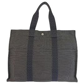 Hermès Sac cabas Hermes Herline GM Marron