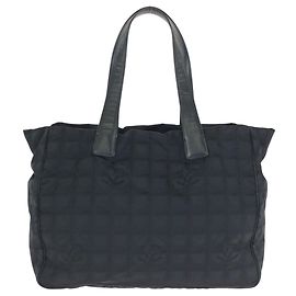 Sac cabas Chanel Vintage New Travel Line Noir