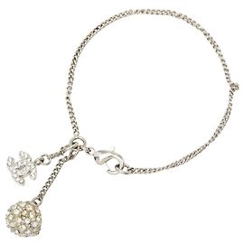 Pulsera con dije Chanel Coco Mark Plata