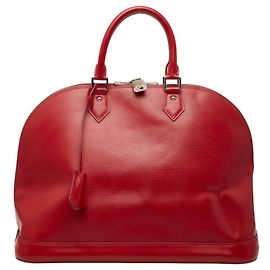 Louis Vuitton Epi Alma GM Handtasche Rot