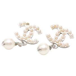 Orecchini Swing Chanel Coco Mark in metallo argento Argento