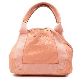 Bolsa Balenciaga Navy Cabas XS Rosa