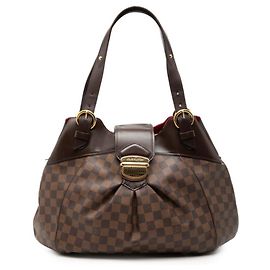Sac cabas Louis Vuitton Damier Sistina GM Marron