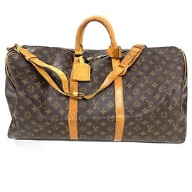 Bolso Boston Louis Vuitton Keepall 55 Bandoulière Castaño