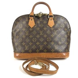 Bolso Alma Monogram Louis Vuitton Castaño