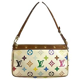 Louis Vuitton Monogram Multicolore Pochette Accessoires Branco