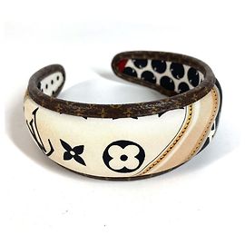 Tiara de seda Monogram Louis Vuitton Branco Multicor