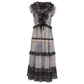 Abito midi a balze Arisa in cotone multicolore Ulla Johnson Multicolore