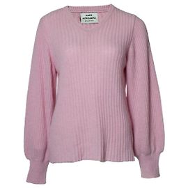 Autre Marque Mads Nørgaard, pull côtelé rose Rose