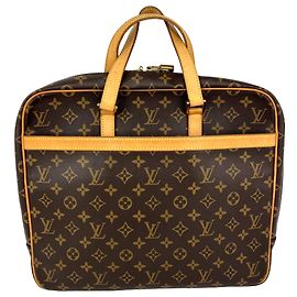 Louis Vuitton Porte Documents Pegase Monogram Briefcase Bag Brown