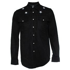 Givenchy, Star Jeanshemd Schwarz