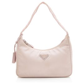 Prada Tessuto Re-Edition 2000 Mini Hobo Rosa