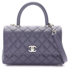 Bolsa 2WAY Chanel Coco Handle Roxa Roxo