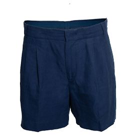 Loro Piana, Shorts de algodão azul Azul