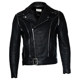 Saint Laurent, 2015 multi zipper leather jacket Black