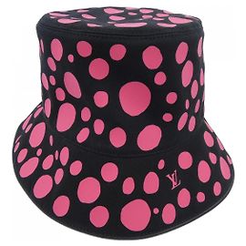 Sombrero Louis Vuitton Negro Rosa