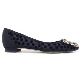 Manolo Blahnik Flat Shoes Black