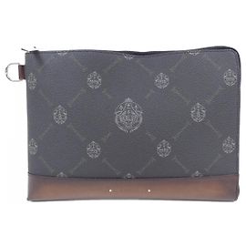 Bolsa de couro Berluti Marrom Preto