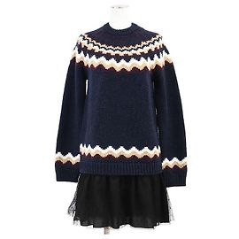 Robe en maille Valentino Bleu