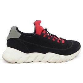 Baskets Fendi Noir Blanc Rouge
