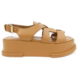 Sandali Maya Line in pelle di vitello Louis Vuitton Marrone