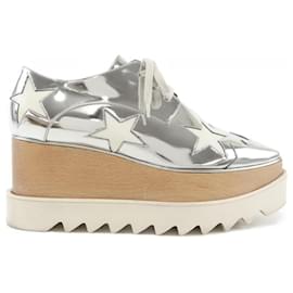 Stella Mc Cartney Scarpe con lacci e platform Stella McCartney Argento Bianco